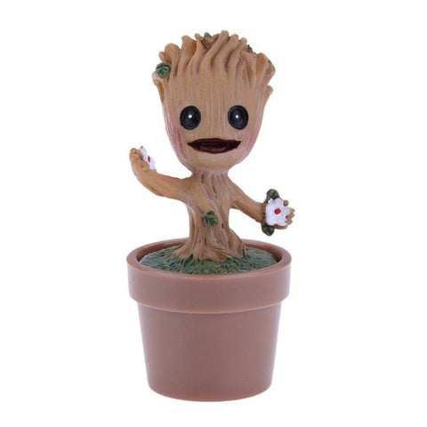Baby Groot Flowerpot Flower Pot Planter Figurines Tree Man Cute Model Pen Pot Accessories Garden Planter Flower Pot Kids Gift