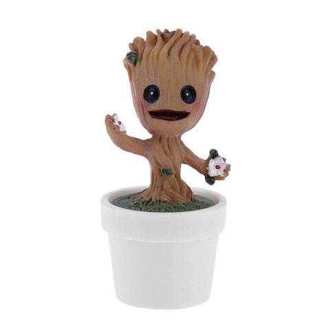 Baby Groot Flowerpot Flower Pot Planter Figurines Tree Man Cute Model Pen Pot Accessories Garden Planter Flower Pot Kids Gift