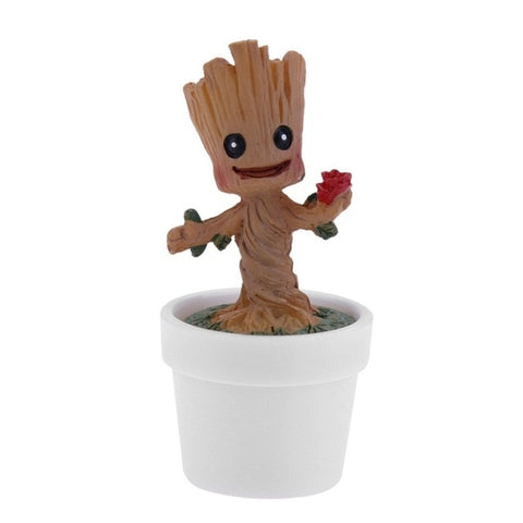 Baby Groot Flowerpot Flower Pot Planter Figurines Tree Man Cute Model Pen Pot Accessories Garden Planter Flower Pot Kids Gift