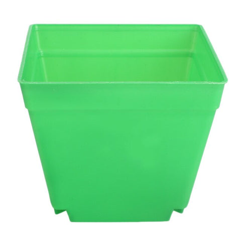 Flower Pot Square Planters Plastic 10*10cm Plant Care Soil Accessories Gardening Supplies Vase Creative Mini Colorful