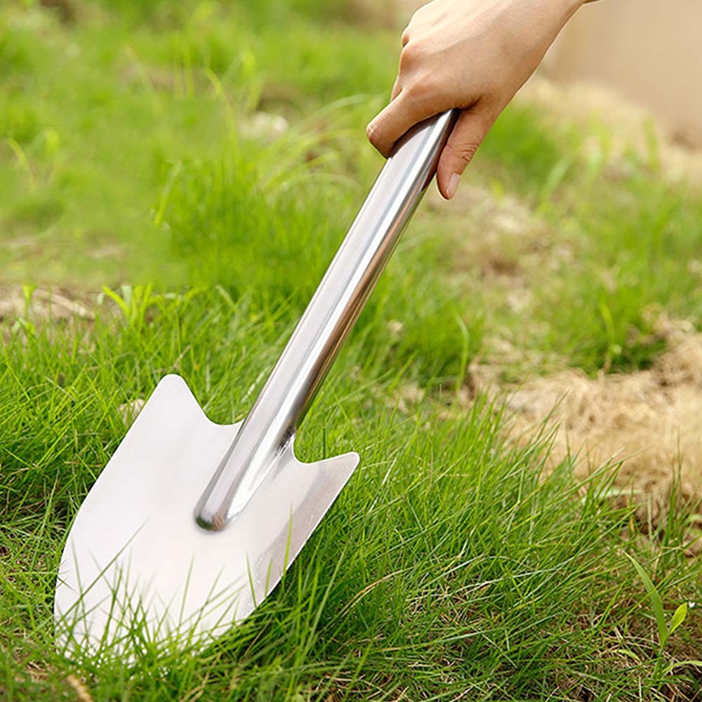 Stainless Steel Garden Shovel High Quality Durable Outdoor Explore Camping Spade Emergency Survival Hand Tools
