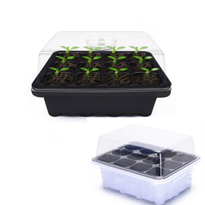 Grow Box 6/12 Holes Plastic Plant Pot Seedsplants Seedling Tray Garden Pots Nursery Box Indoor Hydroponics System To Grow Garden