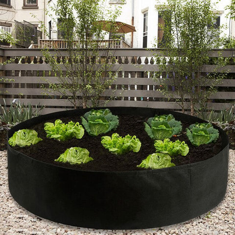 Home Grow Bag Planting Container Garden Large Capacity Non-woven Fabric Indoor Outdoor Durable Felt Round Cultivation Vegetable