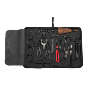 Bonsai Pruning Tool Set Shear Garden Extensive Cutter Carbon Steel Scissors Kit with Nylon Case for Home Garden Pruning Tools