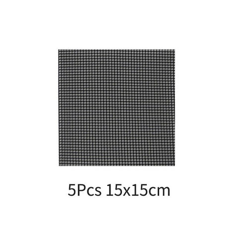 1 set of flowerpot hole mesh mats Bonsai basin bottom grid mat Multi-function Breathable gasket Gardening accessories
