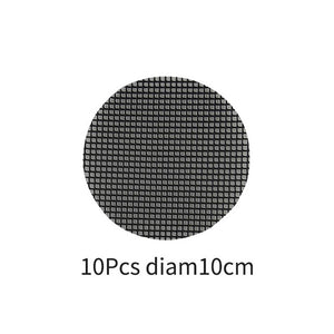 1 set of flowerpot hole mesh mats Bonsai basin bottom grid mat Multi-function Breathable gasket Gardening accessories