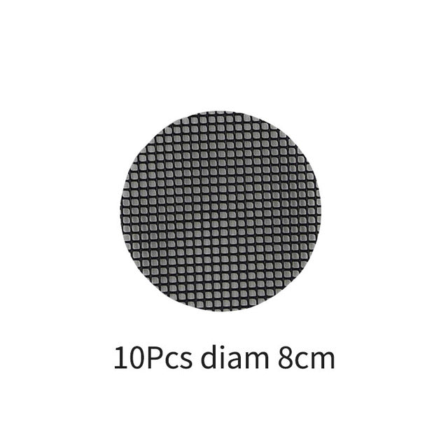 1 set of flowerpot hole mesh mats Bonsai basin bottom grid mat Multi-function Breathable gasket Gardening accessories