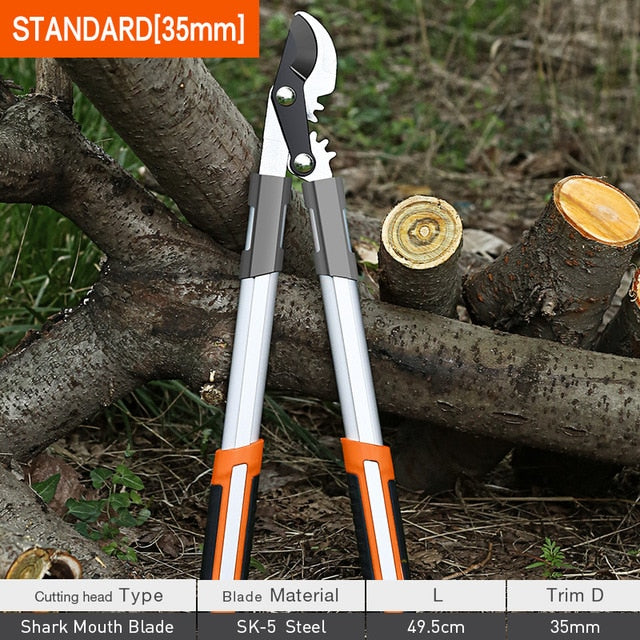 Garden Tree Pruning Shears High Branch Pruning Tool  Long Reach Aluminium Handle Fruit Knife Picker Pruner
