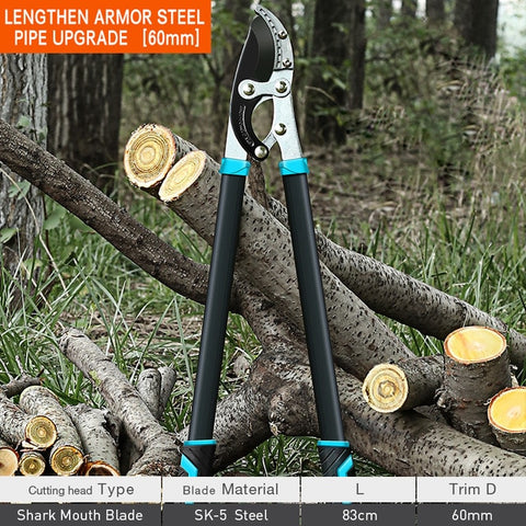 Garden Tree Pruning Shears High Branch Pruning Tool  Long Reach Aluminium Handle Fruit Knife Picker Pruner