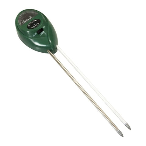 Soil PH Meter Three In One Design Soil Hygrometer PH Irradiance Tester for Garden Farm Lawn Indoor Outdoor