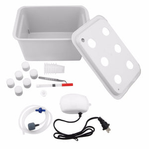1 sets 110V Plant Site Hydroponic Systems Kit 6 Holes Nursery Pots Soilless Cultivation Box Plant Seedling Grow Box Kit