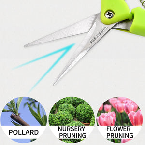 Garden Pruning Shears Fruit Picking Scissors Household Potted Trim Weed Branches Small Scissors Gardening Tools