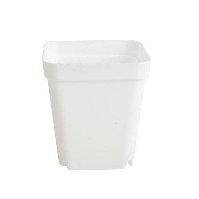 Flower Pot 8*7cm Plastic Square Planters Soil Accessories Vase Plant Care Colorful Multi-Meat Basin Gardening Supplies Mini