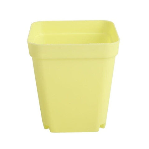 Flower Pot 8*7cm Plastic Square Planters Soil Accessories Vase Plant Care Colorful Multi-Meat Basin Gardening Supplies Mini