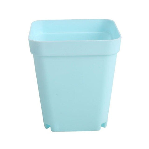 Flower Pot 8*7cm Plastic Square Planters Soil Accessories Vase Plant Care Colorful Multi-Meat Basin Gardening Supplies Mini