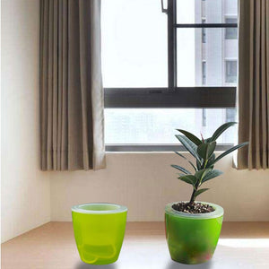 Color Random Flowerpot Self Watering Multicolor Pc Automatic Planters Plant Pots Accessories Gardening Supplies Planting