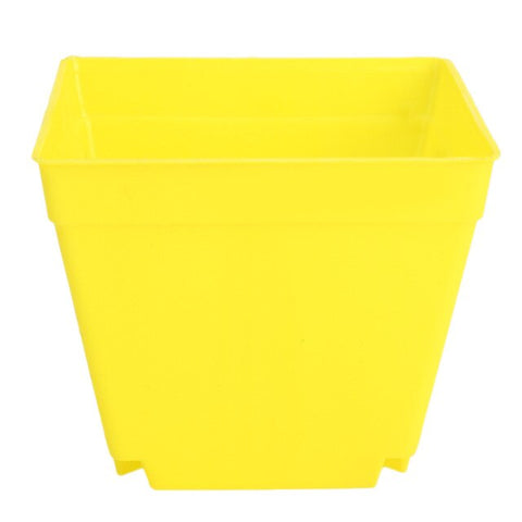 Flower Pot Square Planters Colorful Creative Plastic 10*10cm Vase Soil Accessories Gardening Supplies Plant Care Mini Desktop