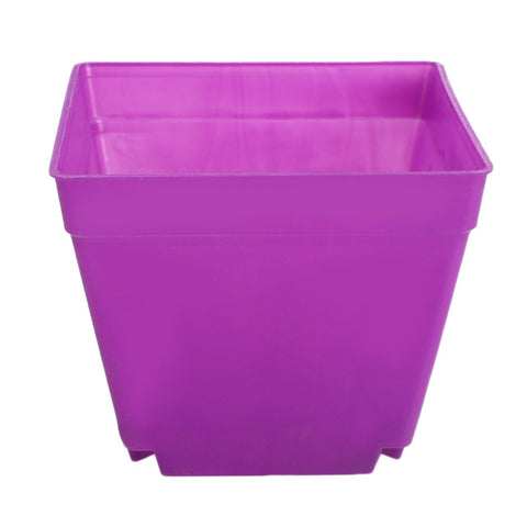 Flower Pot Square Planters Colorful Creative Plastic 10*10cm Vase Soil Accessories Gardening Supplies Plant Care Mini Desktop