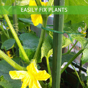 Gardening Accessories Tools Garden Twist Tie Wire Cable Reel With Cutter Green Twist Tie Reel PVC Coated Plant Support Flexible