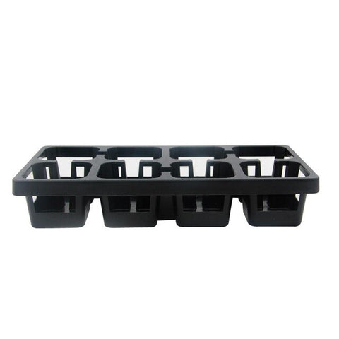 8-grid Plastic Flowerpot Tray Rectangle Flowerpot Bracket Gardening Accessories (without Flowerpot )-25