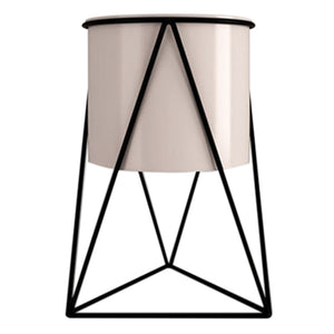 Geometric Metal Flower Pot Stand Durable Indoor Garden Plant Holder Display Planter Iron Flower Stand Gardening Supplies