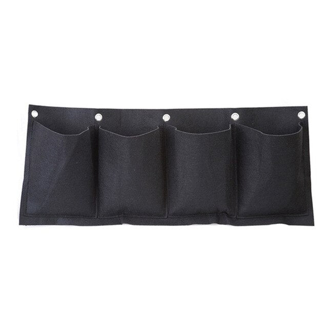 Practical Felt Multipurpose Flower Planting Garden Hanging Indoor Outdoor Vegetable Planter Wall Mounted Home Vertical Grow Bag