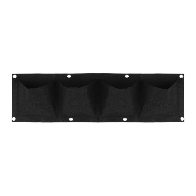 Pocket Wall-Mounted Non-Woven Felt Planting Bag Vertical Garden Planter Hangers Outdoor Indoor Flowers Growing Container Pots