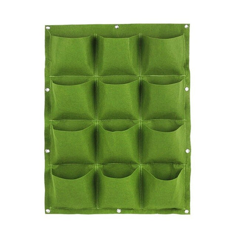 Pocket Wall-Mounted Non-Woven Felt Planting Bag Vertical Garden Planter Hangers Outdoor Indoor Flowers Growing Container Pots