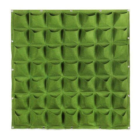Pocket Wall-Mounted Non-Woven Felt Planting Bag Vertical Garden Planter Hangers Outdoor Indoor Flowers Growing Container Pots
