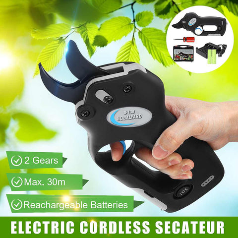 Cordless Electric Branch Cutter Rechargeable Pruning Shears Secateur Branch Cutter Electric Fruit Pruning Tool Garden Pruner