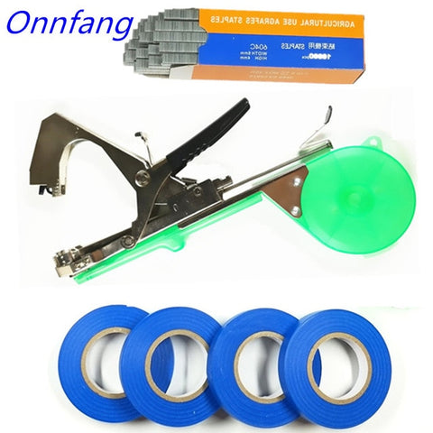Onnfang Tapener Plant Tying Tapetool Machine Branch Hand Tying Machine Packing Vegetable Stem Strapping Tools Garden Tool
