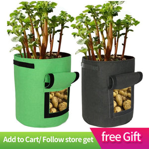 Breathable Potato Tomato Vegetable Growth Bag Vertical Vegetable Pot Planting Seedss Grow Bag Indoor Horta Compost Garden Tool