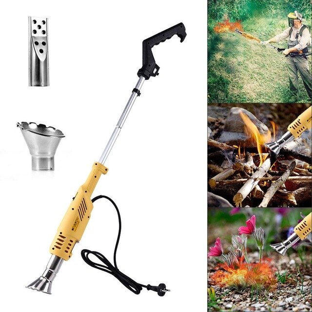 2000W Electric Weed Burner Garden Gear Weed Killer Equipment Thermal Weeding Stick Gardening Tools Machine