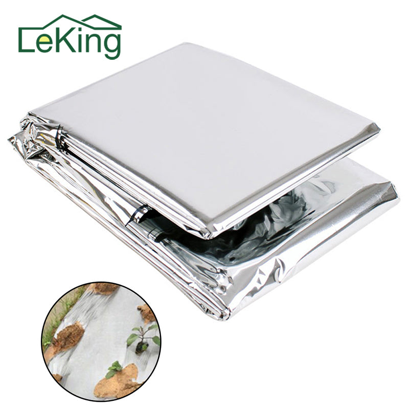 1Pc Silver Plant Reflective Film Garden Greenhouse Grow Light Sun Reflective Garden Accessories 210 x 120cm