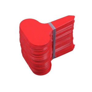 flower pot 100pcs T-type Plastic Garden Plant Label Thick Tag Mark for Flower Pot Garden Flower Pots Planters accessories
