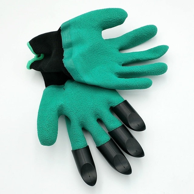 Fashion 2pc Garden Rake Gloves 4 Claws Digging Flower Pot Succulent Planter Bonsai Pot Accessory Vertical Garden Tools